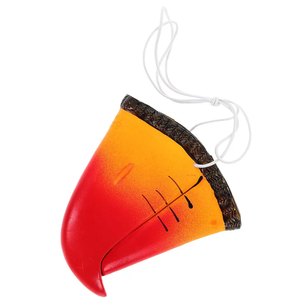 

Realistic Vinyl Parrot Nose Mask Animal Dress Up Party Cosplay Prop Halloween Simulation Animal Nose Accessory