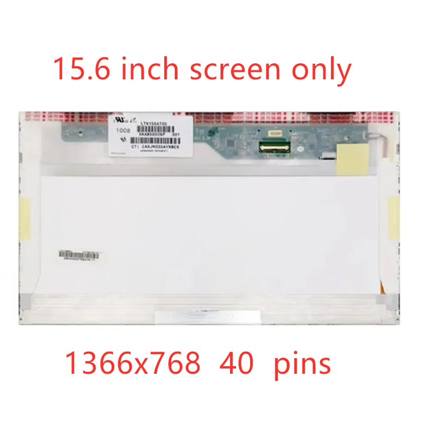 LP156WH4 TLA1 B156XTN02.1 LTN156AT24 B156XTN02.2 LTN156AT05 LTN156AT16 N156BGE-L21 LTN156AT02 LTN156AT27 Laptop Lcd Screen 15.6