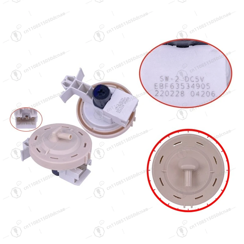 Washing Machine Parts Control Sensor SW 2 EBF63534905 Water Level Pressure Switch Inlet Valve