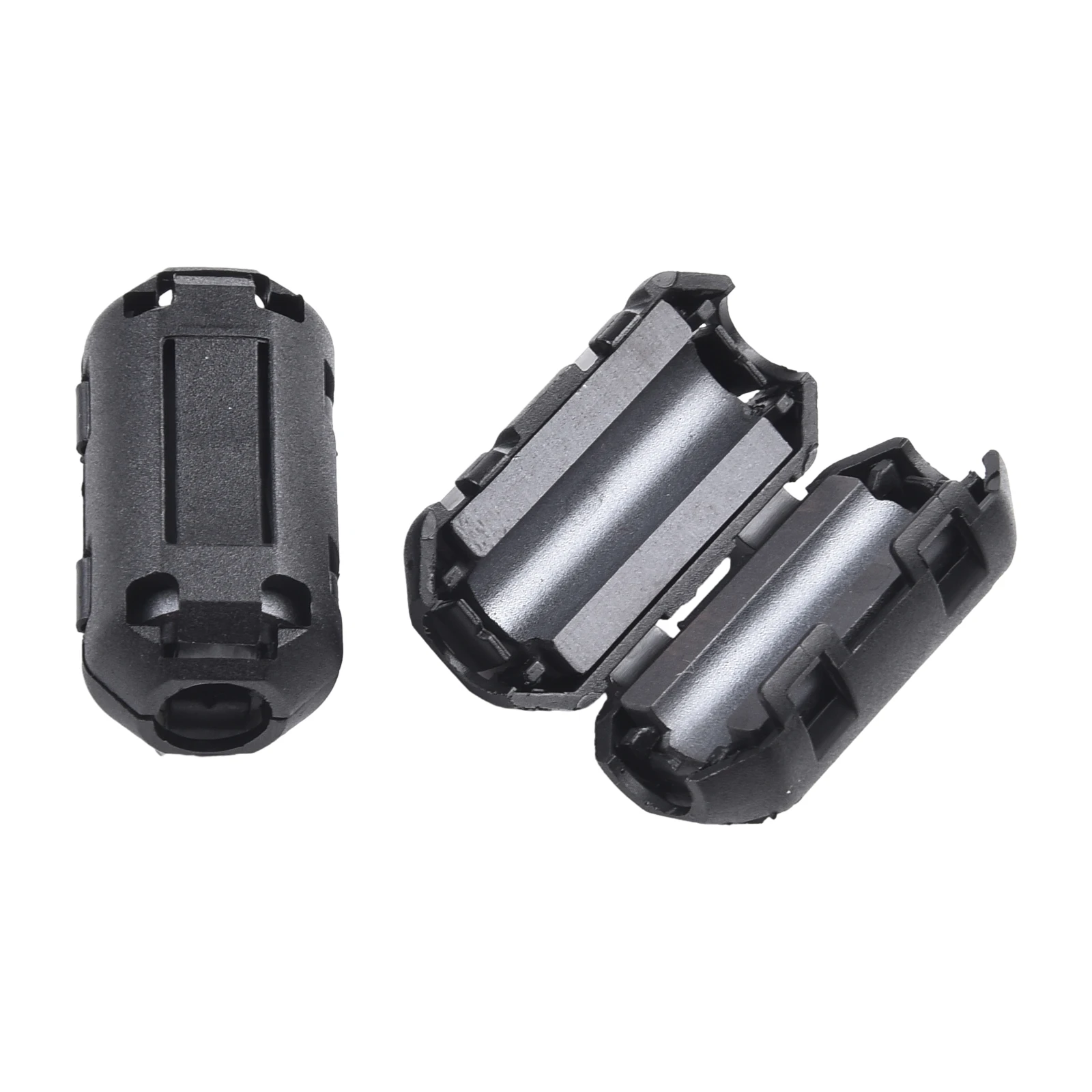 10xTDK  Ferrite Core Noise Suppressor Filter Ring Cable Clip On Wire RFI E&MI Noise Cancellation On USB Tool Replacement Parts
