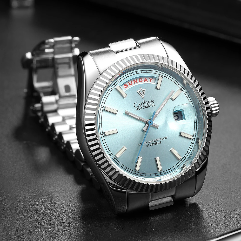 Luxury Watch Grade - 카디센 남성용 스테인리스 스틸 기계식 손목시계