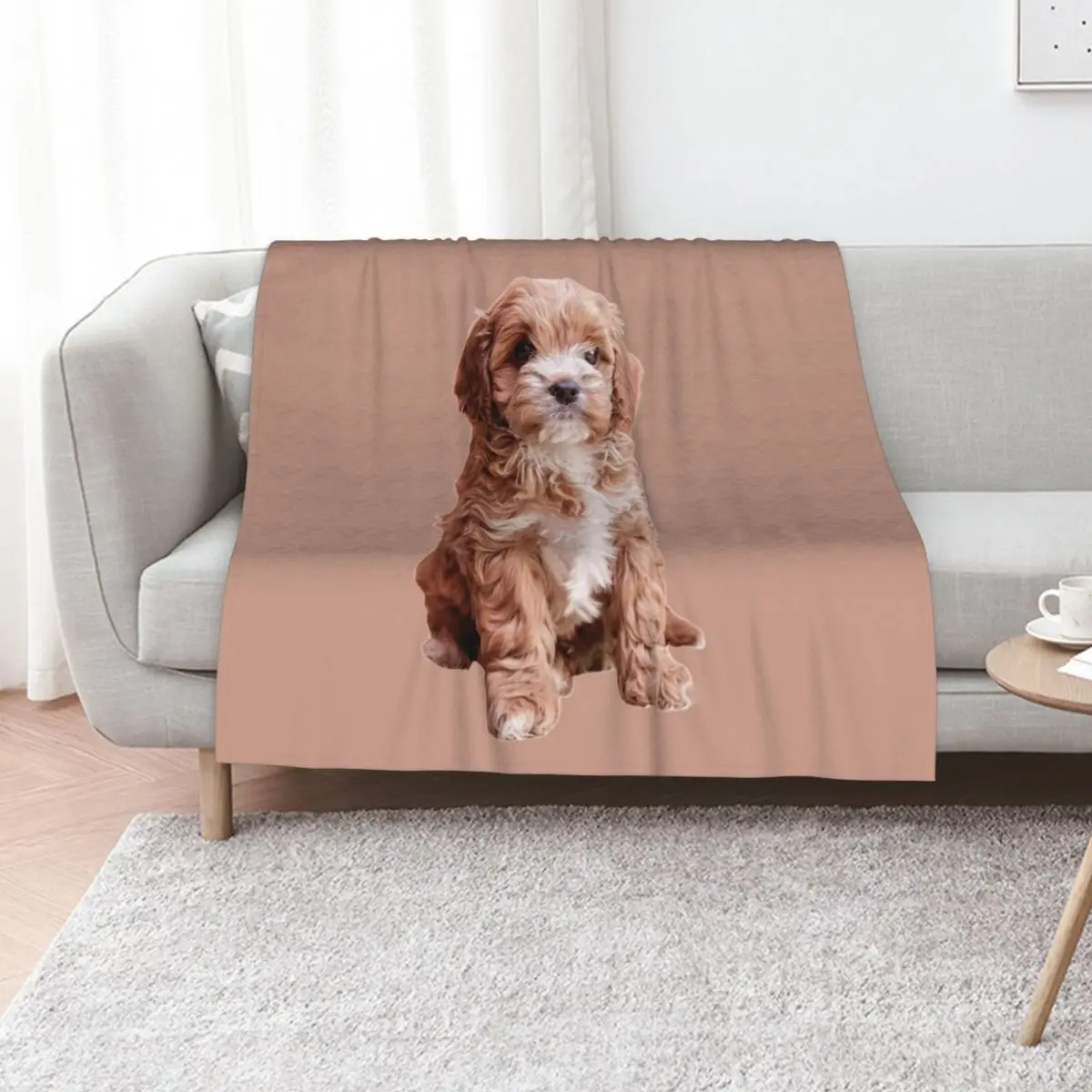 Cavapoo Throw Blanket Decorative Throw Travel Heavy Custom Large manga Blankets