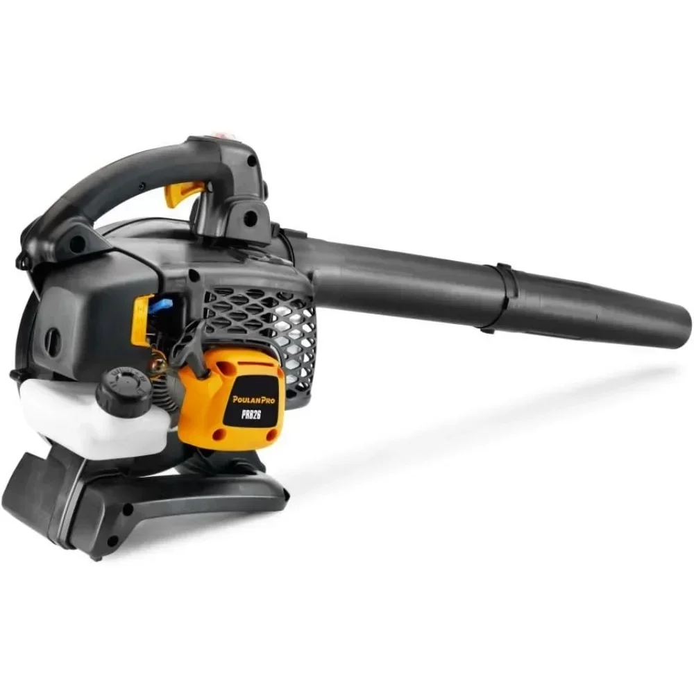 Handheld Leaf Blower, Poulan Pro PRB26, 25cc 2-Cycle Gas 470 CFM 200 MPH , Black