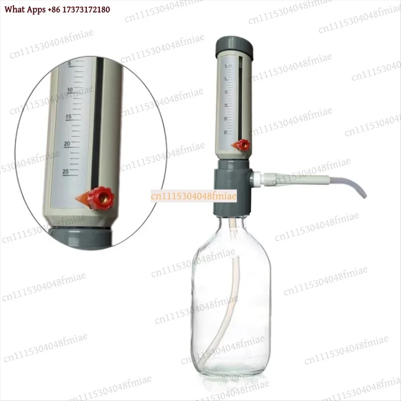 Economic Semi-Automatic Lab Bottle Top Dispenser Sleeve Type 5-25ml Adjustable Liquid Adder