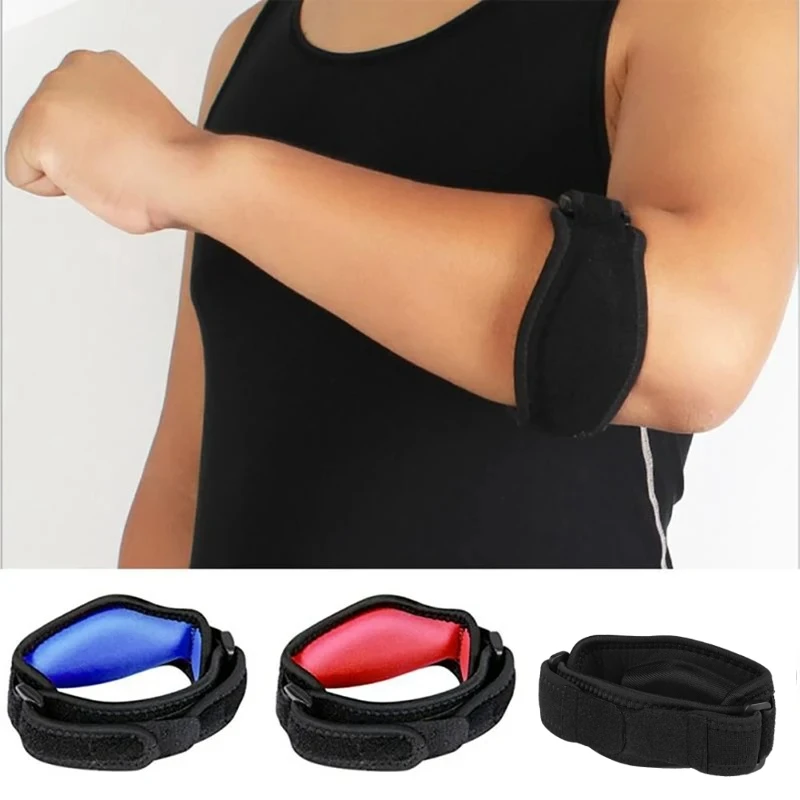 

1pc Adjustable Elbow Support Basketball Tennis Golf Elbow Support Strap Elbow Pads Lateral Pain Syndrome Epicondylitis Braces