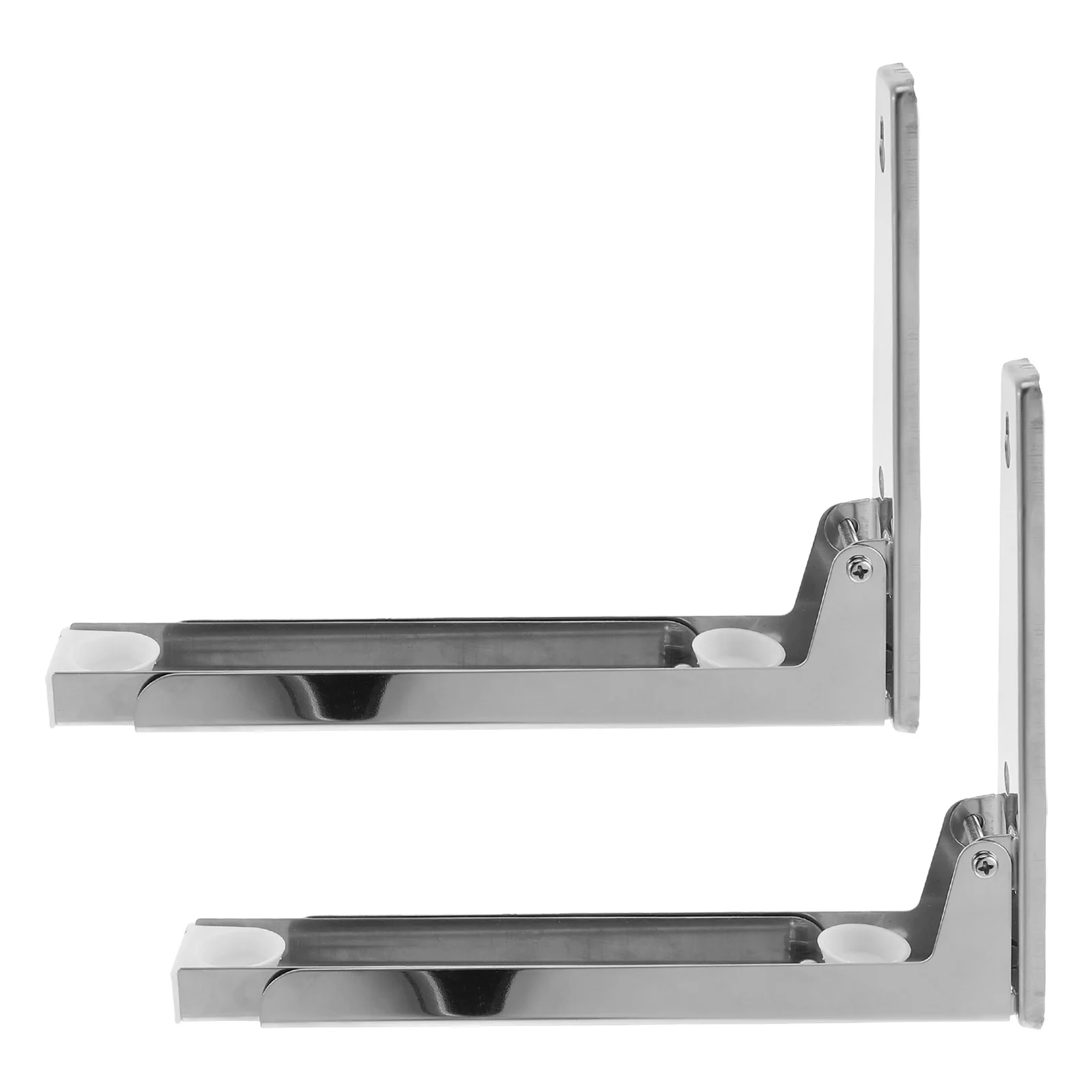 

1 Set Wall Mounted Foldable Adjustable Stainless Steel Shelf Bracket Space-Saving Kitchen Storage Holder For Wall Mounted Oven