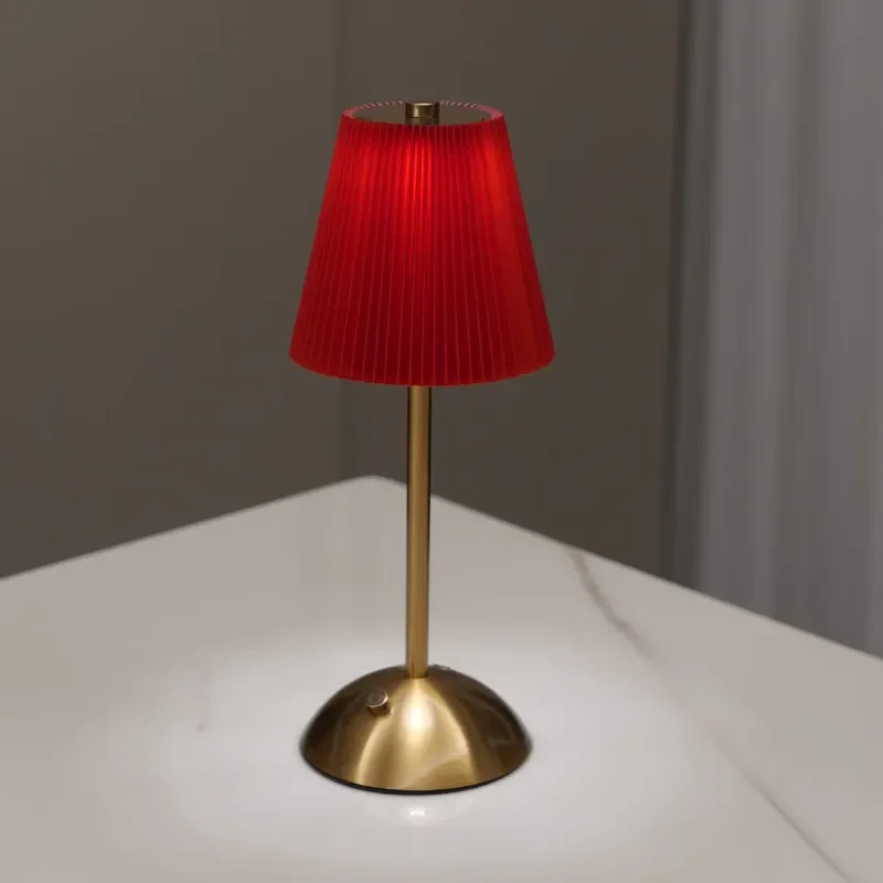 Customized Rechargeable Three Color Dimmable 2700 6500K Touch Control Cordless LED Desk Lamp Modern Living Room Night Light