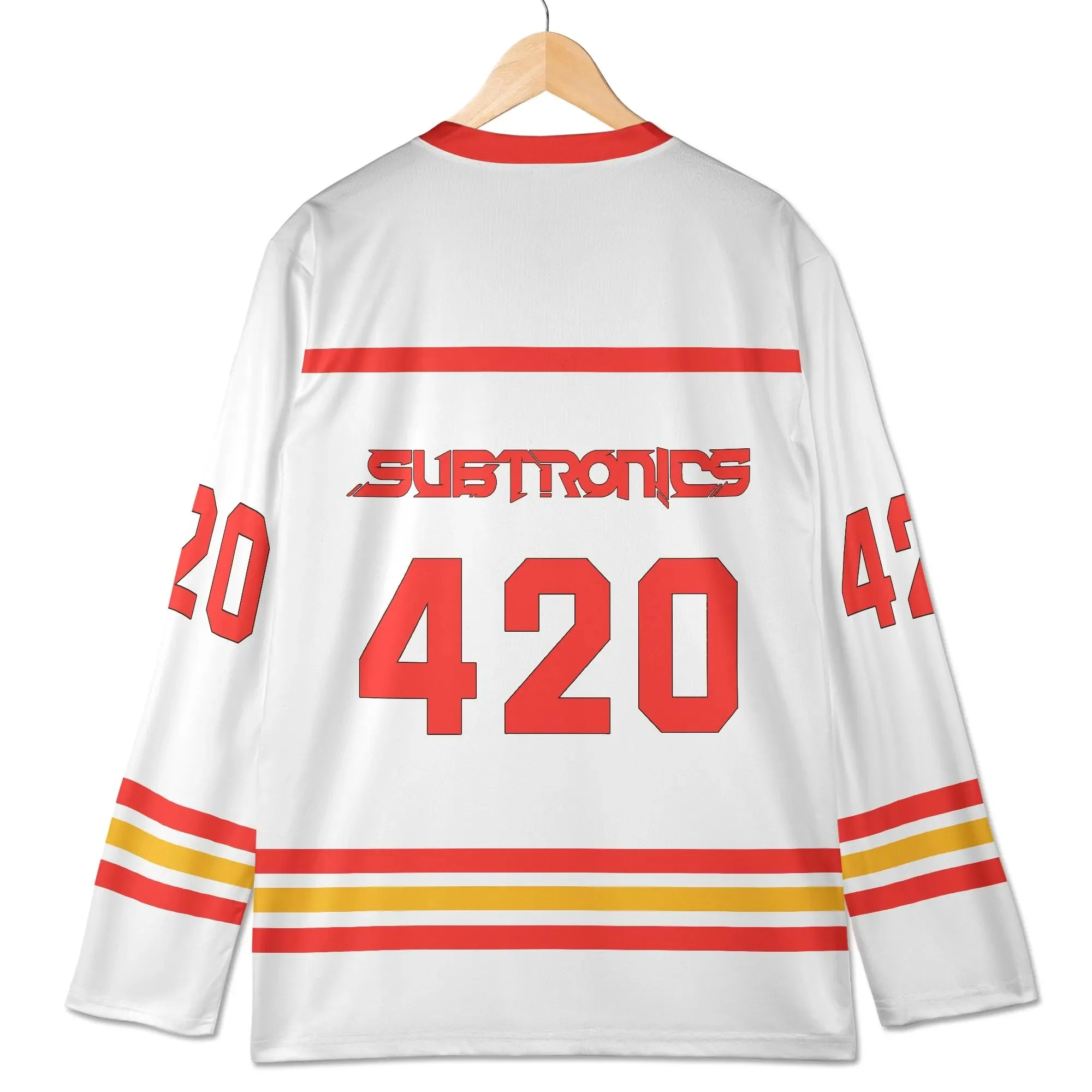 Spring Summer Men's Long-Sleeved Top Subtronics Rave Jersey Cyclop Hockey Shirt Bold Festival Outfit Athleisure Quick-drying Top