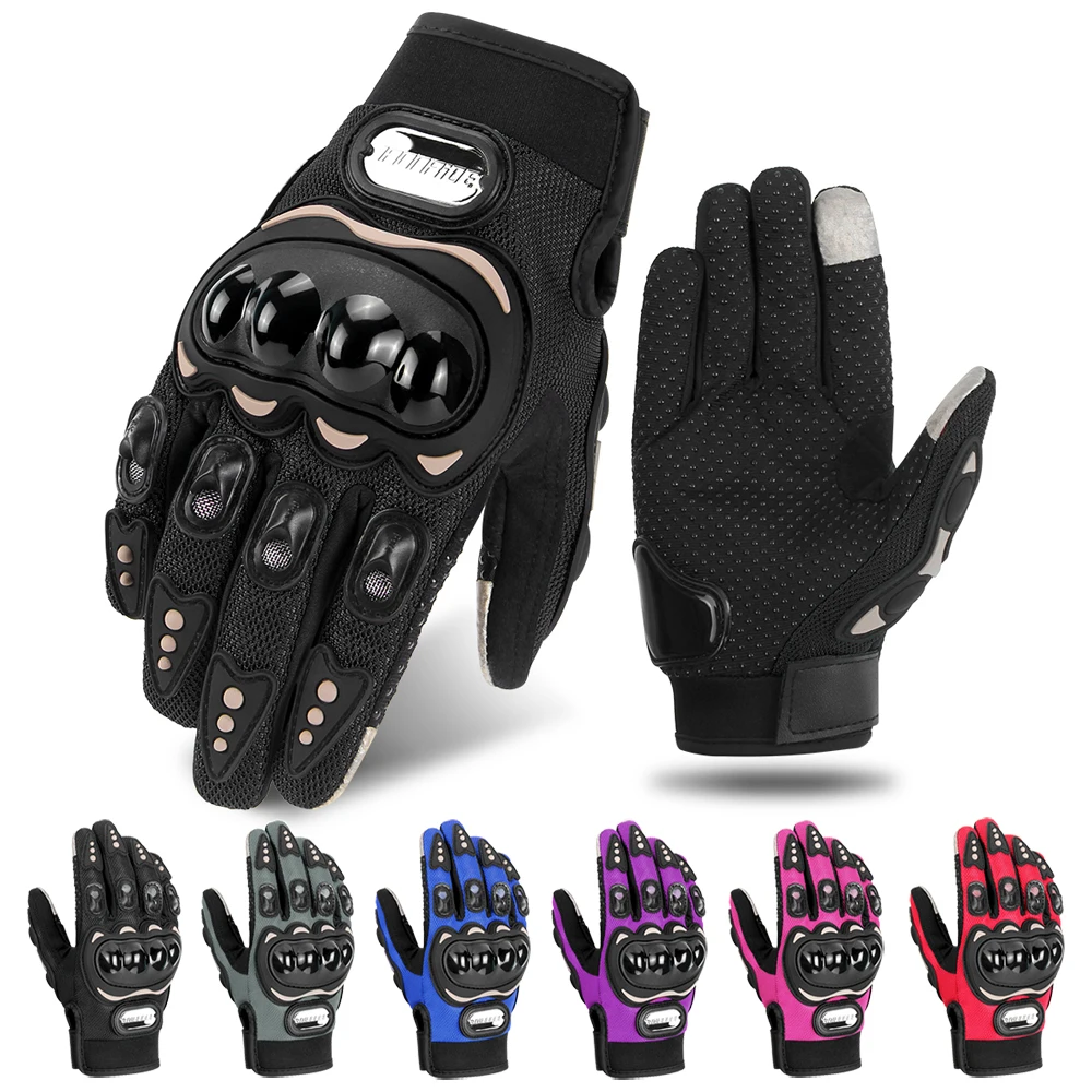 

Motorcycle Gloves Women Men Wear-Resistant Outdoor Motocross Non-slip Riding Gloves Motorbike Full Finger Gloves Touch Screen