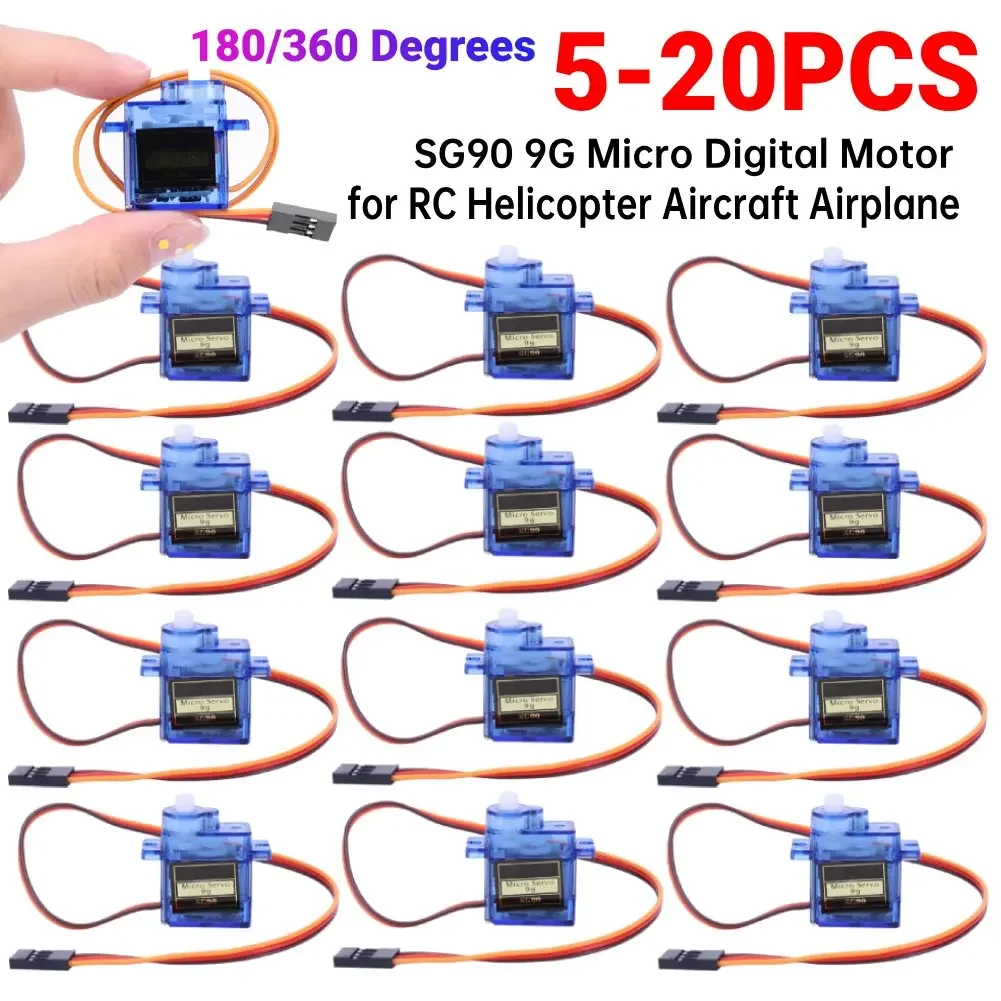 5-20Pcs SG90 9G Mic…