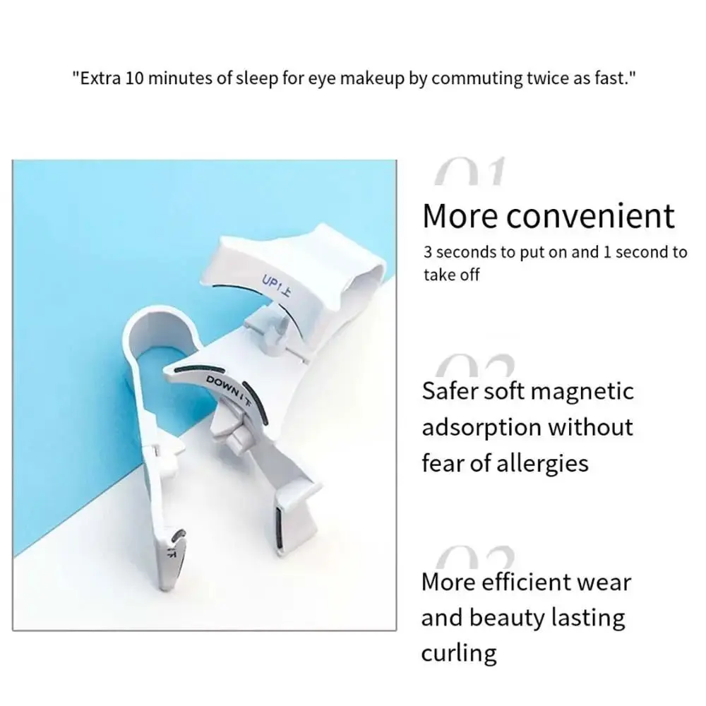 새로운 전문가용 인조 속눈썹 컬러 천연 재사용 핀셋 자석 클립 여성용