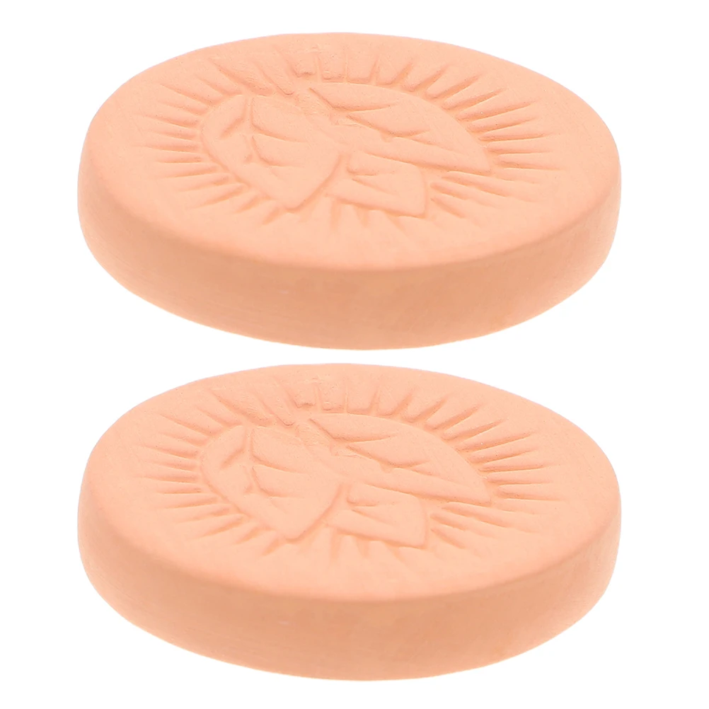 

2pcs Brown Sugar Keeper Reusable Disc Softening Savers Storage Disk Clay Moisture Absorber Food Container Household Storage