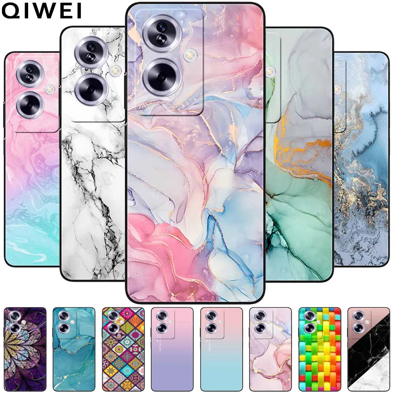 For Oppo A79 5G Case Marble Painted TPU Silicone Soft Phone Cover for Oppo A79 5G Back Coque on for OppoA79 A 79 5G Protect Bags