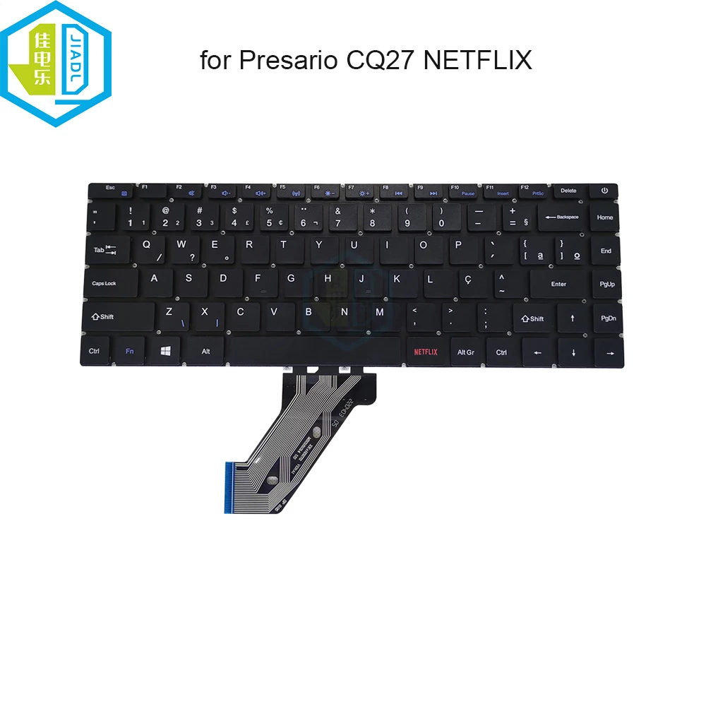 

New Brazilian Laptop keyboard for Compaq Presario CQ-27 CQ27 PT-BR Brazil fit Portuguese keyboards NETFLIX MB3181014 XK+HS272