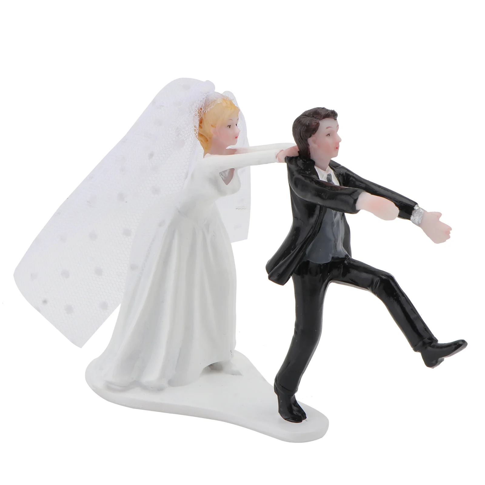 

1Pcs Resin Cake Topper Bride Groom Design Wedding Cake Decoration Party Supplies Romantic Gift Bride and Groom Ornament