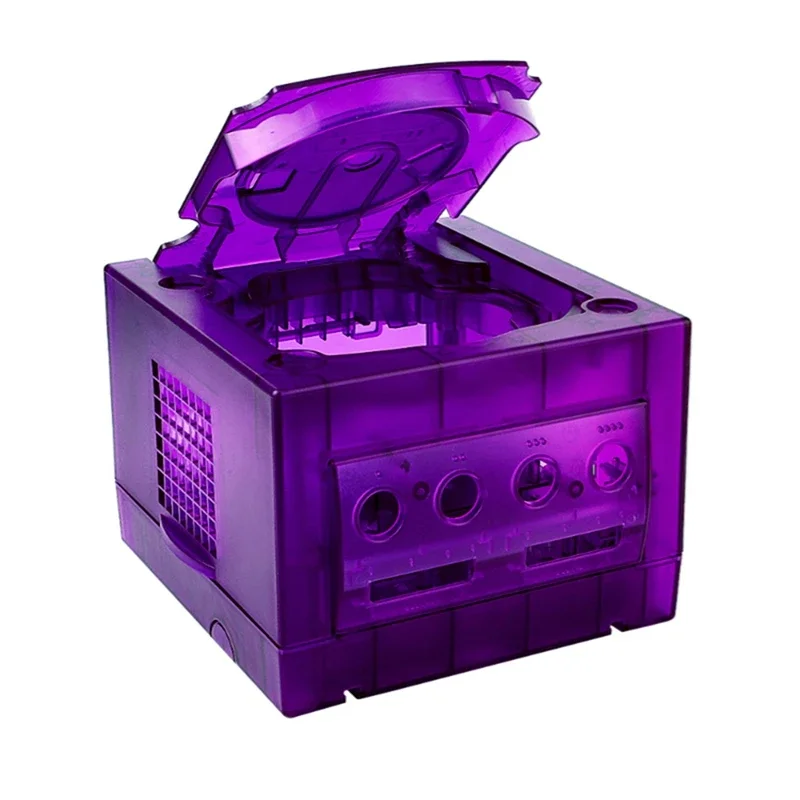 8 Farben Klare Hülle für Gamecube NGC Retro-Konsole Ersatzgehäuse Transparente Abdeckung DOL-001 DOL-101 – Detail 2
