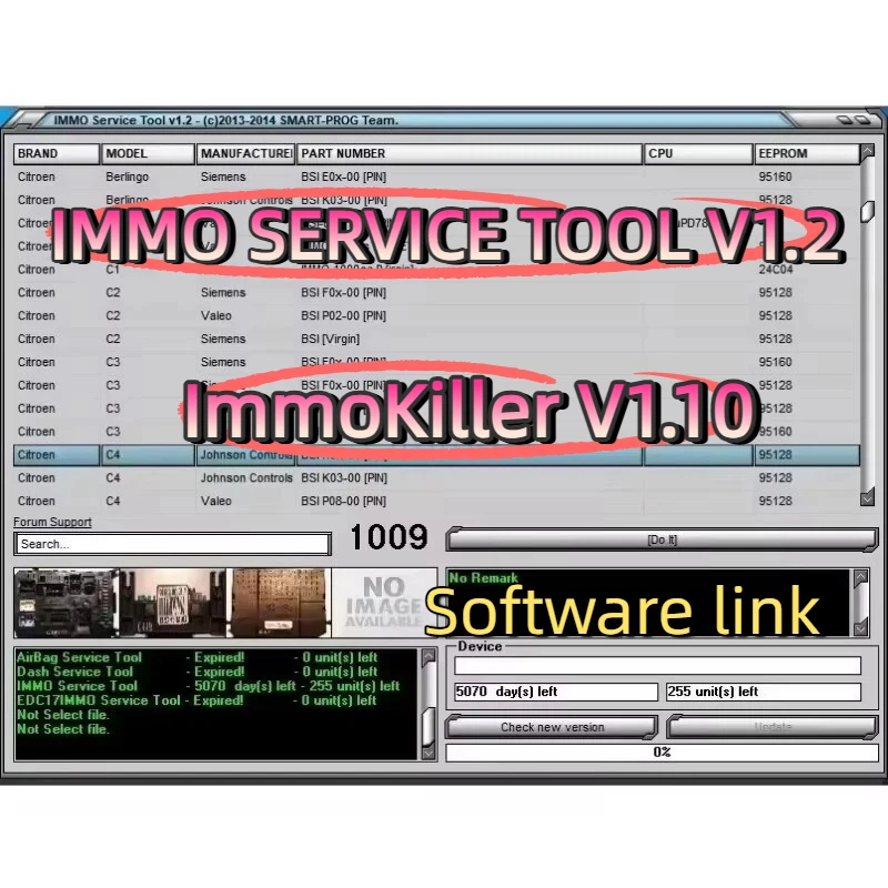 

2024 Venta caliente ImmoKiller V1.10 Nuevo IMMO Off Software v1.1 Programador ECU IMMO SERVICE TOOL V1.2 Immo Off Software 2 en