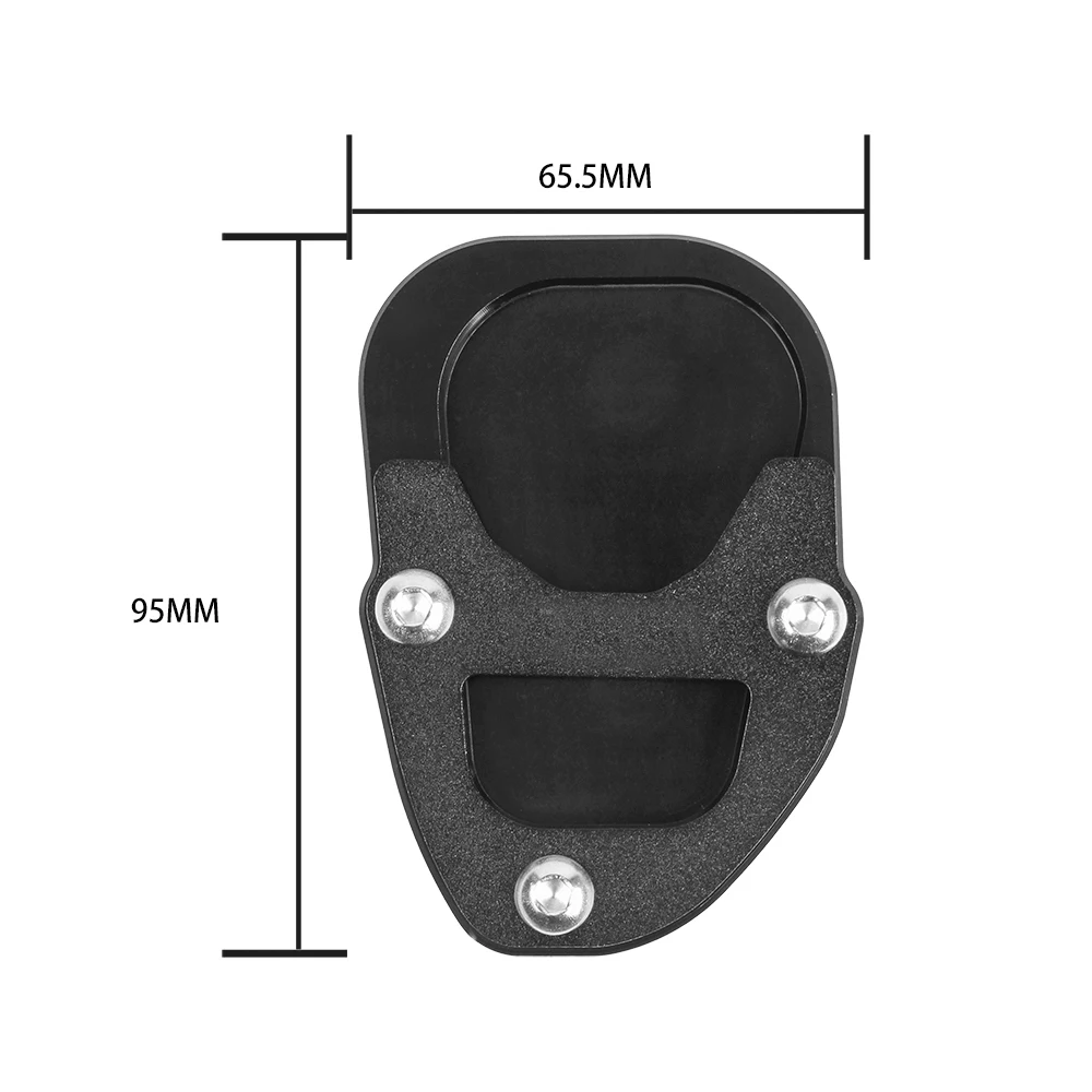 Motorcycle Aluminium Kickstand Side Stand Foot Enlarger Plate Extension Pad For BMW R NINE T R9T Racer Urban G/S Pure Scrambler - Image 6