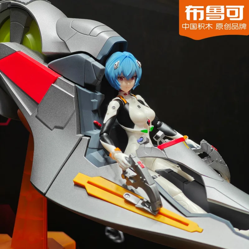 

Новый боевой костюм BLOKEES Evangelion EVA Rei Ayanami Fantastics Edition, модель экшн-фигурки, украшение для рабочего стола, подарок-сюрприз для мальчика