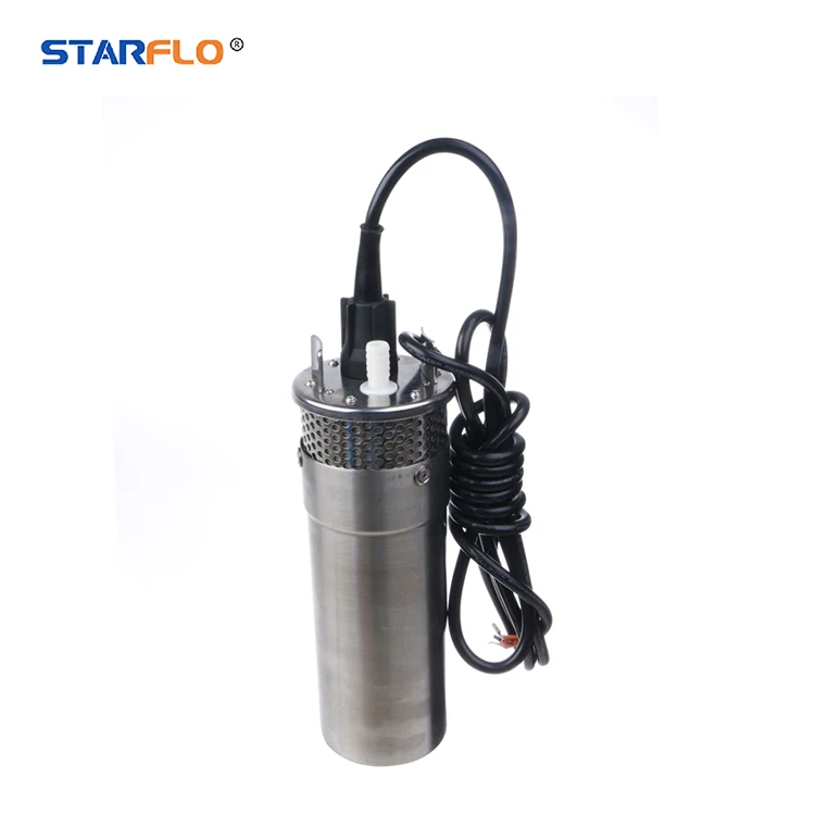 2026unique STARFLO Factory Price 12LPM Agriculture Irrigation Stainless Steel Submersible Electric Water Pump for Bore Well