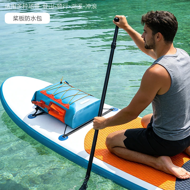 Outdoor 500D PVC IPX6 Waterproof Dry Backpack Kayak Bag Drawstring Drift Swimming River Trekking Shoulder Beach Diving Sport Bag
