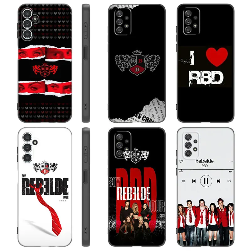 Fashion RBD Rebelde Case For Samsung A13 A22 A24 A32 4G A23 A25 A34 A35 A52S A53 A54 A55 A73 5G A12 A14 A15 A31 A33 A50 A51 A72