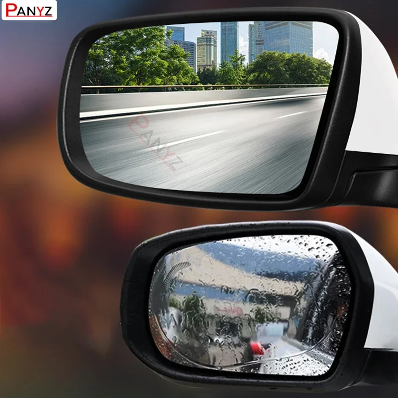 Full Cover Anti Fog Film For Seat Alhambra 7N 2011~2019 Rearview Mirror Rainproof Anti-Fog Films Clean Car Stickers Accessories