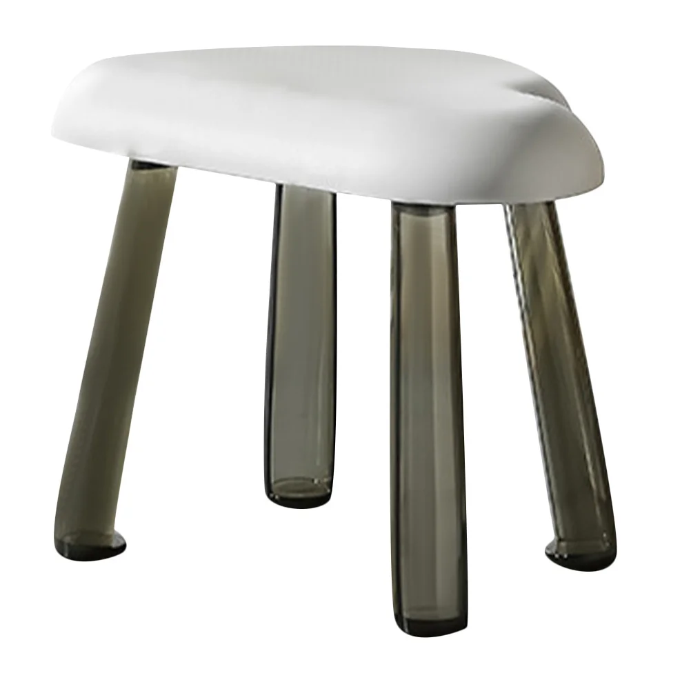 

Solid Small Shaped Household Shoe Changing Stool Non Slip Stable Reinforced Practical Footstool for Entryway