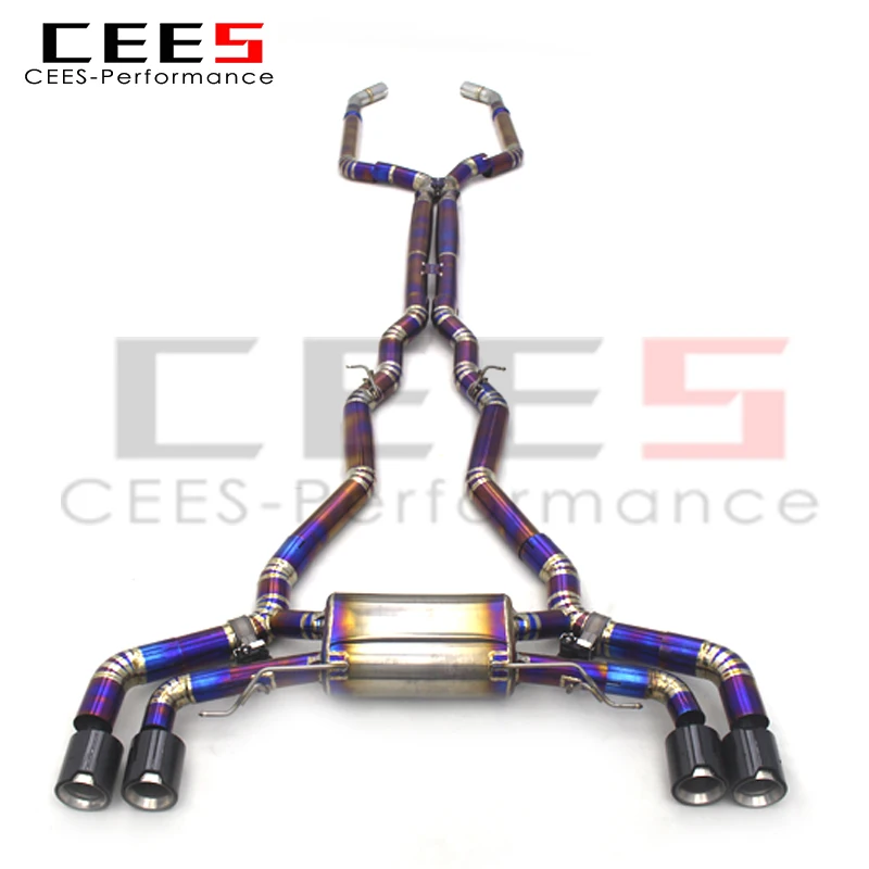 

CEES Titanium Performance Catback Exhaust System For BMW M550/M550i G30/N63 4.4TT 2017-2022 Racing Valve Exhaust Pipe Muffler