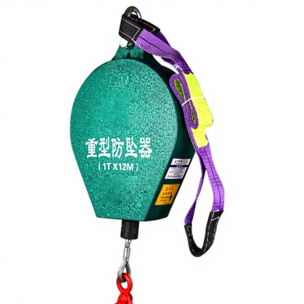 New 1T Load Capacity Self-Locking Hand Operated Steel Wire Rope Fall Arrest Device for Restaurant High-Altitude Work Machinery