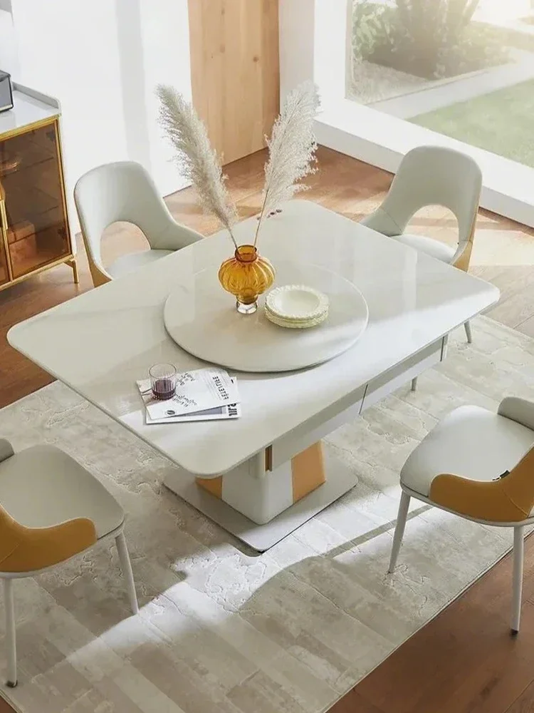Automatic mahjong machine household ultra-quiet dining table mahjong table dual-purpose