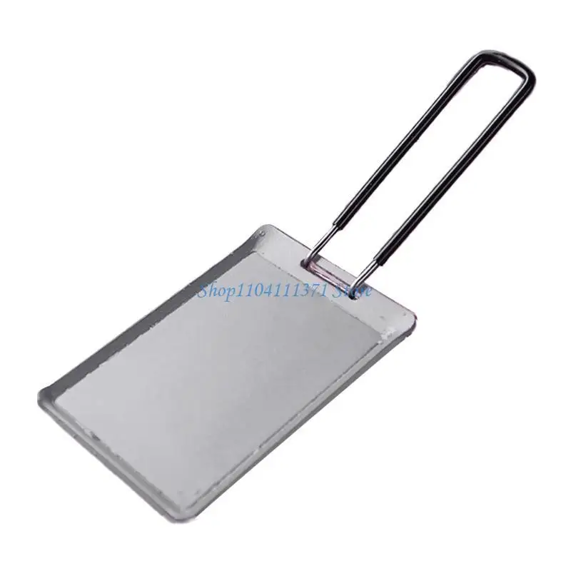 P9FC Rectangle Small Baking Pans Portable Grill Pans Baking Dishes Pans Camping Frying Pans Camping Cookware Barbecue Tool