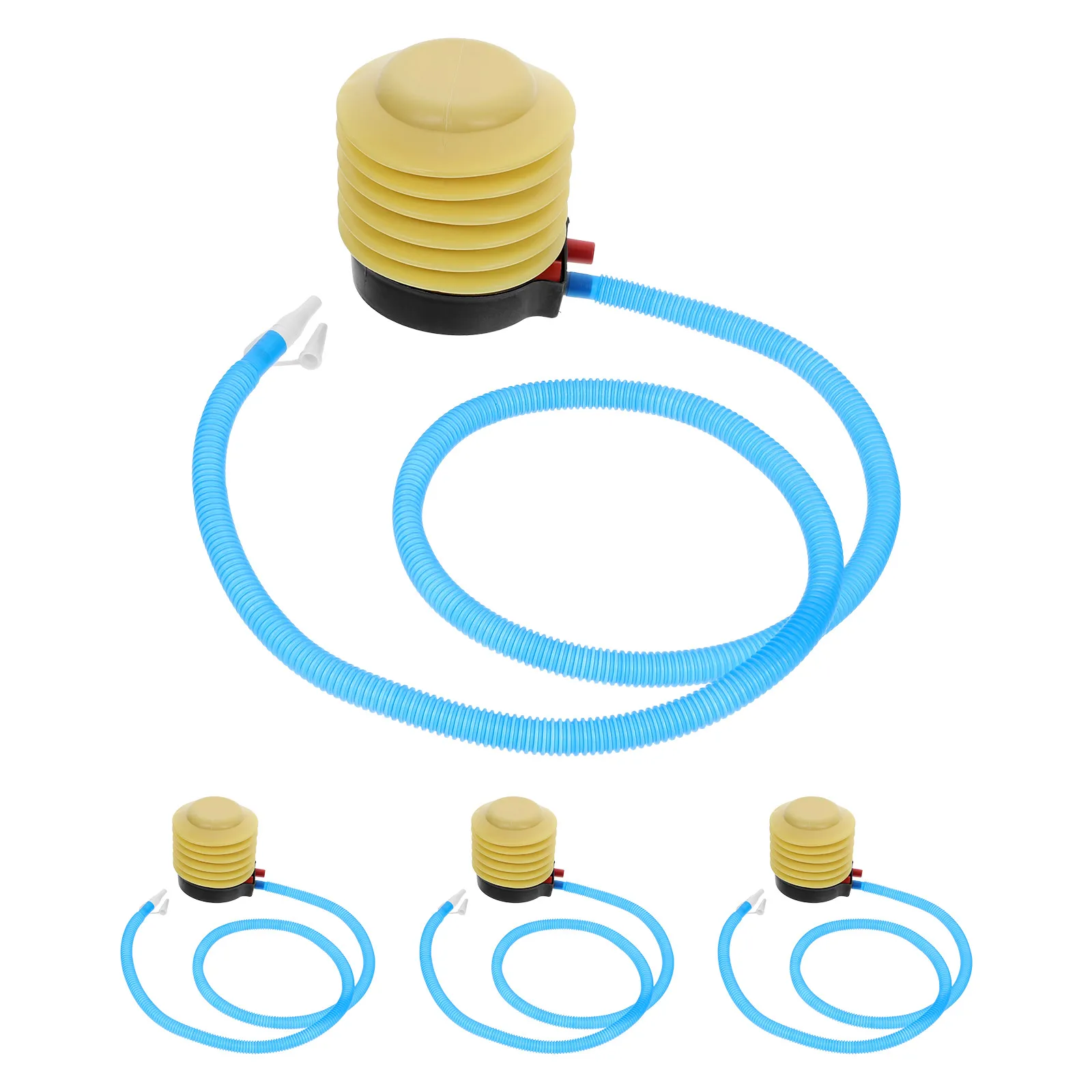 

4pcs Foot Portable Inflator for Air Mattress Balloon Ball Boat Exercise Ball Pump Inflatable Bed Outdoor Camping Tools