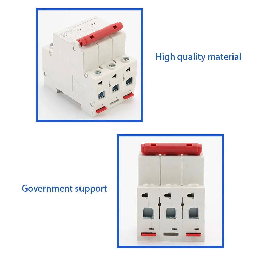 

Миниатюрный автоматический выключатель Надежный 3P DC1000V Солнечный мини-выключатель 10A/16A/32A/50A/63A Фотоэлектрический MCB постоянного тока