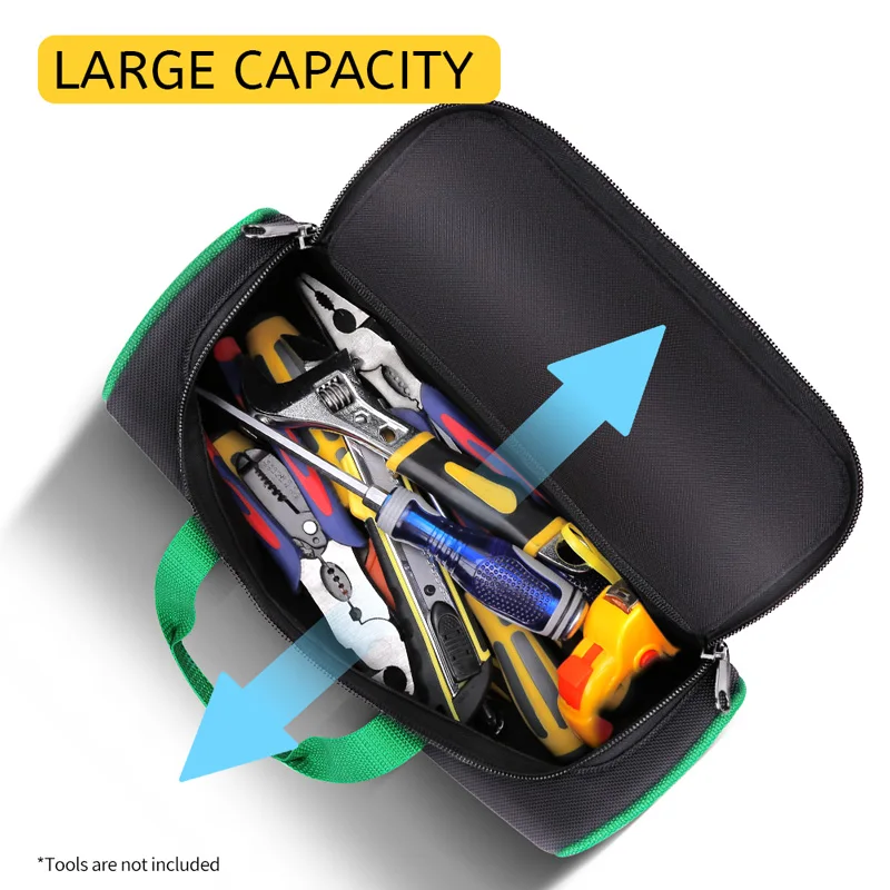حقيبة أدوات كهربائي WINHUNT، محمولة، متينة، للتخزين أثناء التنقل