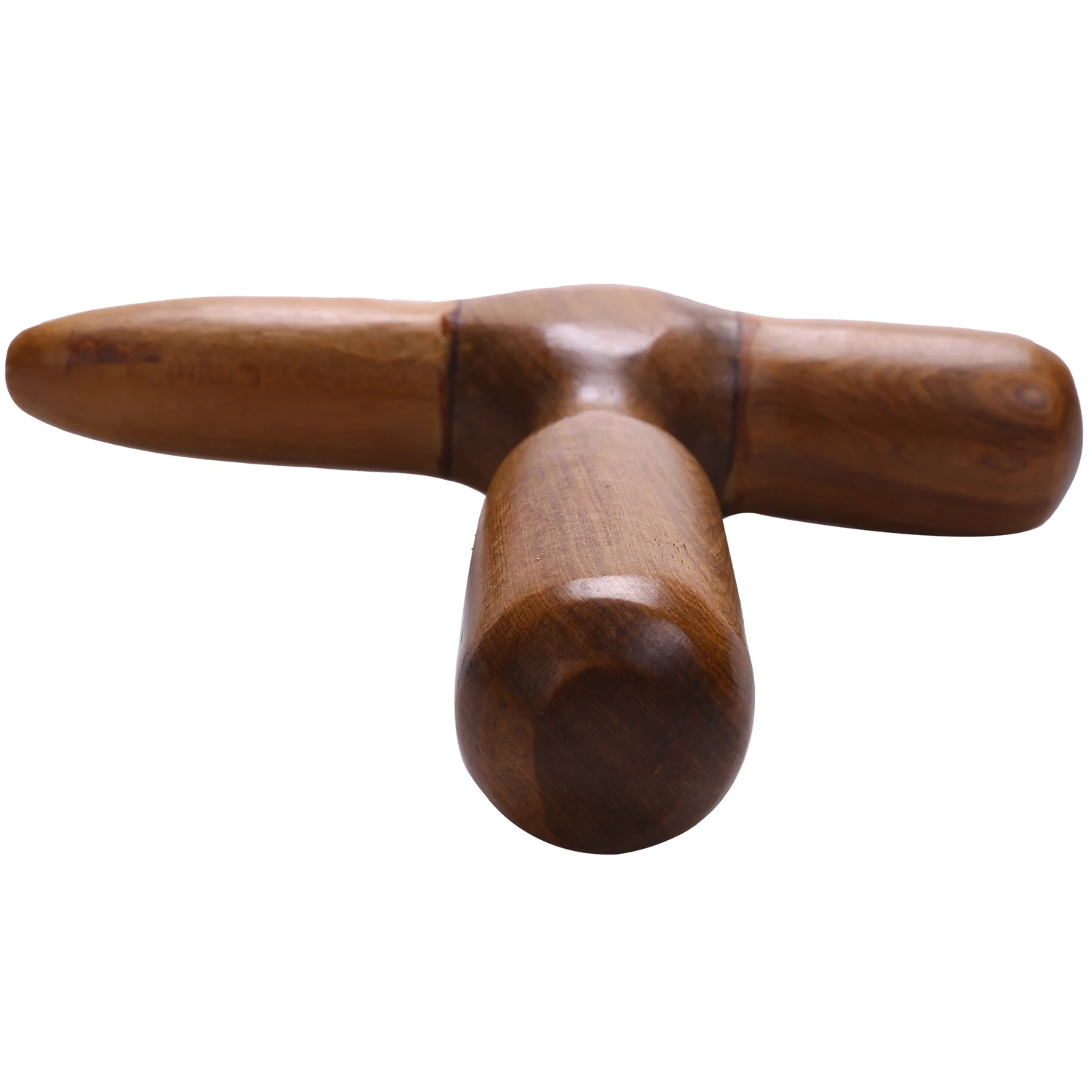 A67P-1Pcs Acupuncture Acupoint Stick Cross Hammer Wood Hand Foot Leg Massager Health Beauty Tools