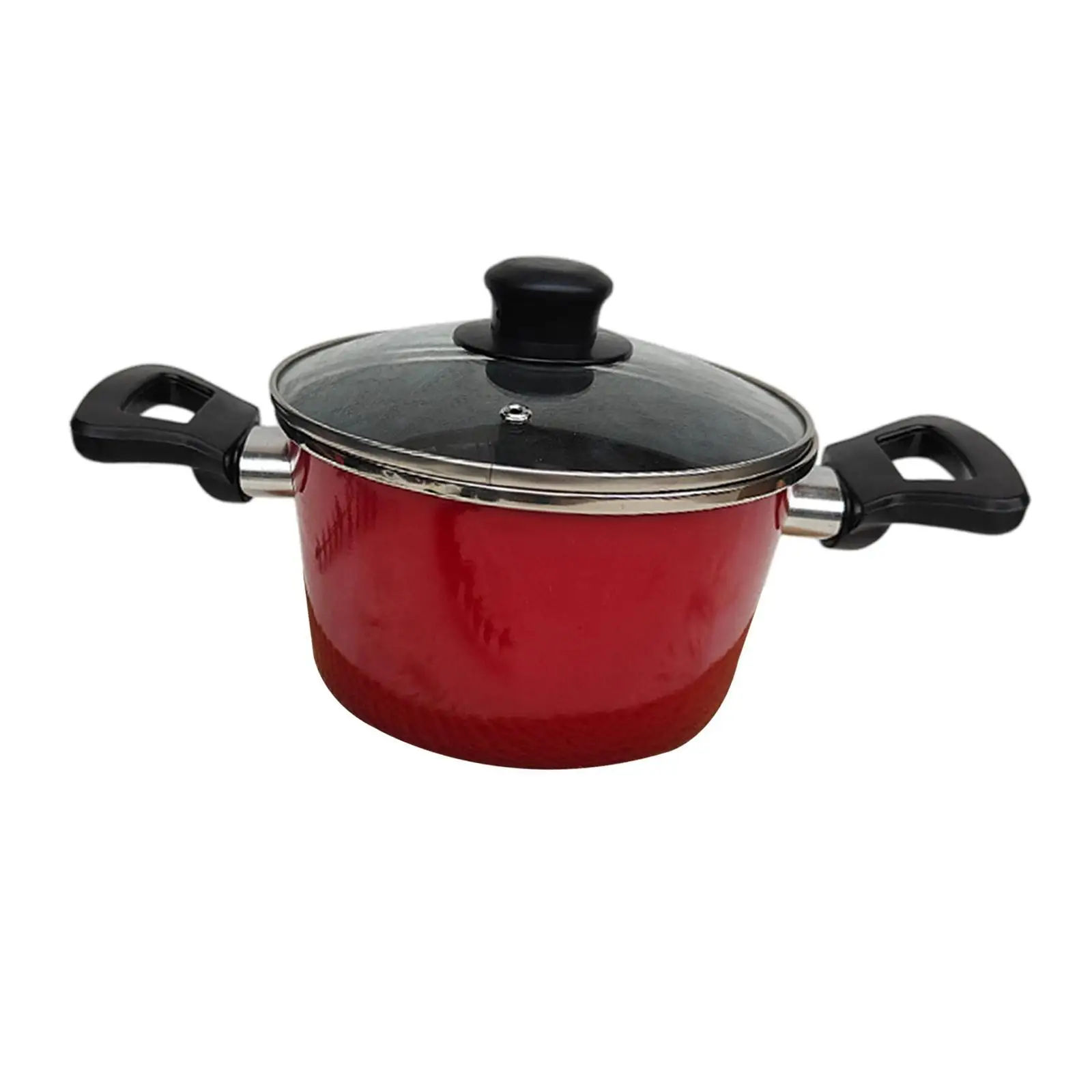 Enamel Soup Pot Enameled Cookware Cooking Pot Stewpot for Gas/Induction Cooker Housewarming Gift Home Use Restaurant Camping