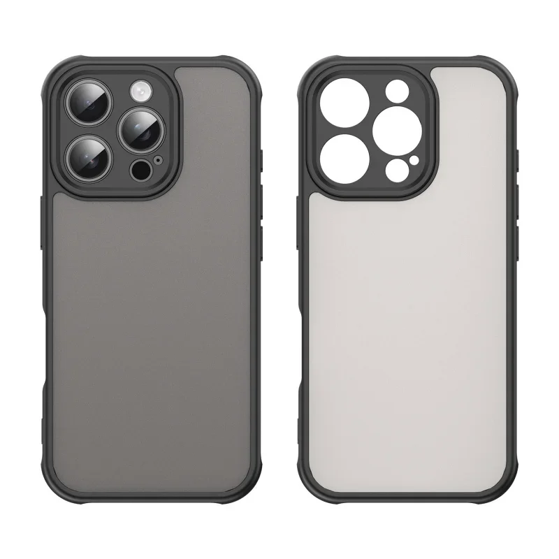 غطاء صلب مضاد للصدمات لهاتف آيفون 16 برو، حافظة صلبة بلوري من مادة البولي يوريثان الحراري لهاتف آيفون 16 برو