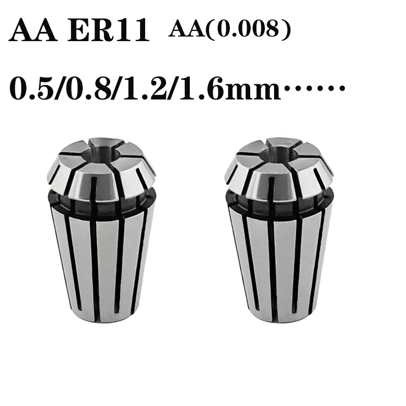 

Er11 8mm Collet Chuck Er11 Set ER Spring Collet ER11 0.5mm 0.8mm 1.2mm 1.6mm 4mm 6mm 1mm 2mm 2.5mm ER Spring Collet Chuck