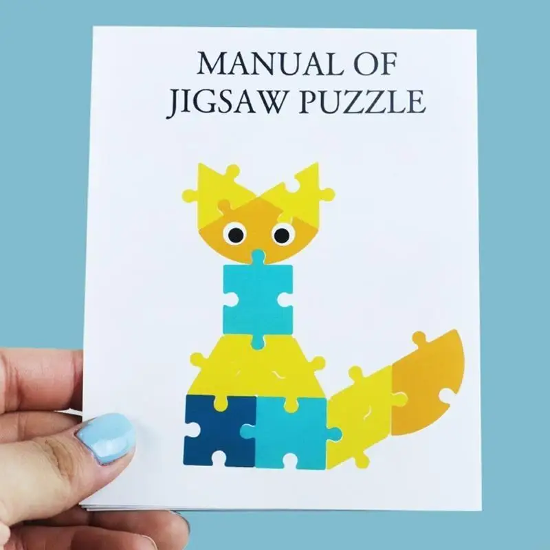 F62d Wooden Puzzle Learning Couleur Couleur puzze peinte