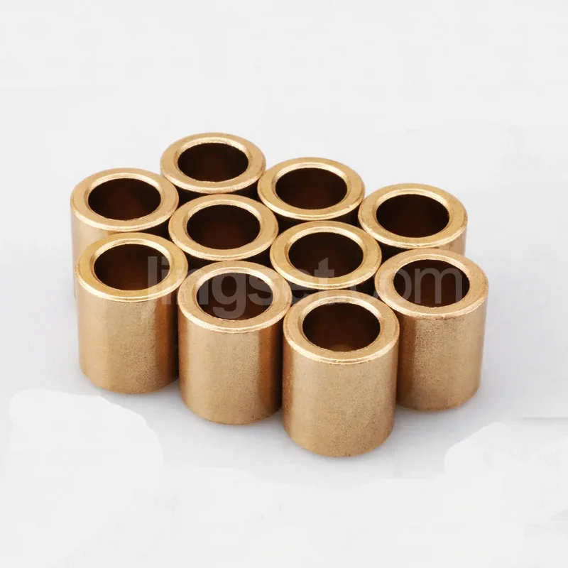 3pcs copper sets bearing powder metallurgy oily brass sleeve column sleeves bushing 12mm ID 16/18mm OD