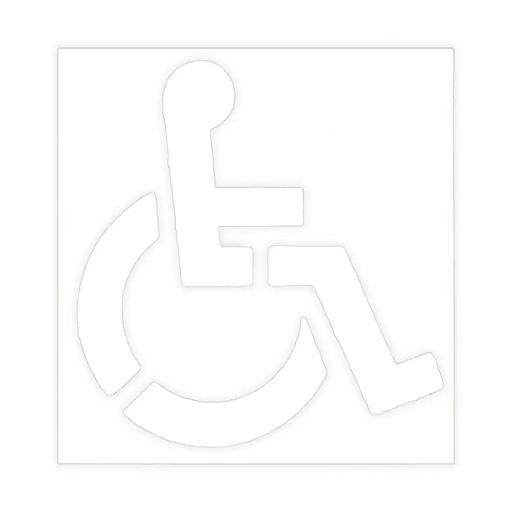 

Шаблон для рисования парковки Гибкий шаблон для парковки Многоразовый трафарет для парковки для инвалидов Гибкий для гаража и помещения