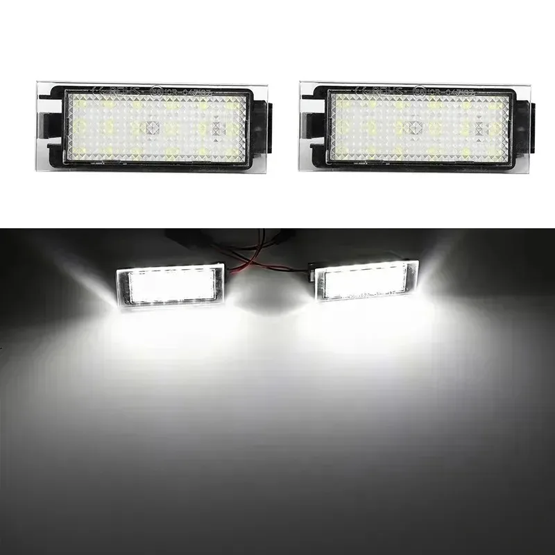 

2pcs LED Number Plate Light for Clio Renault LED Clio Master Laguna Magane II License Plate Light