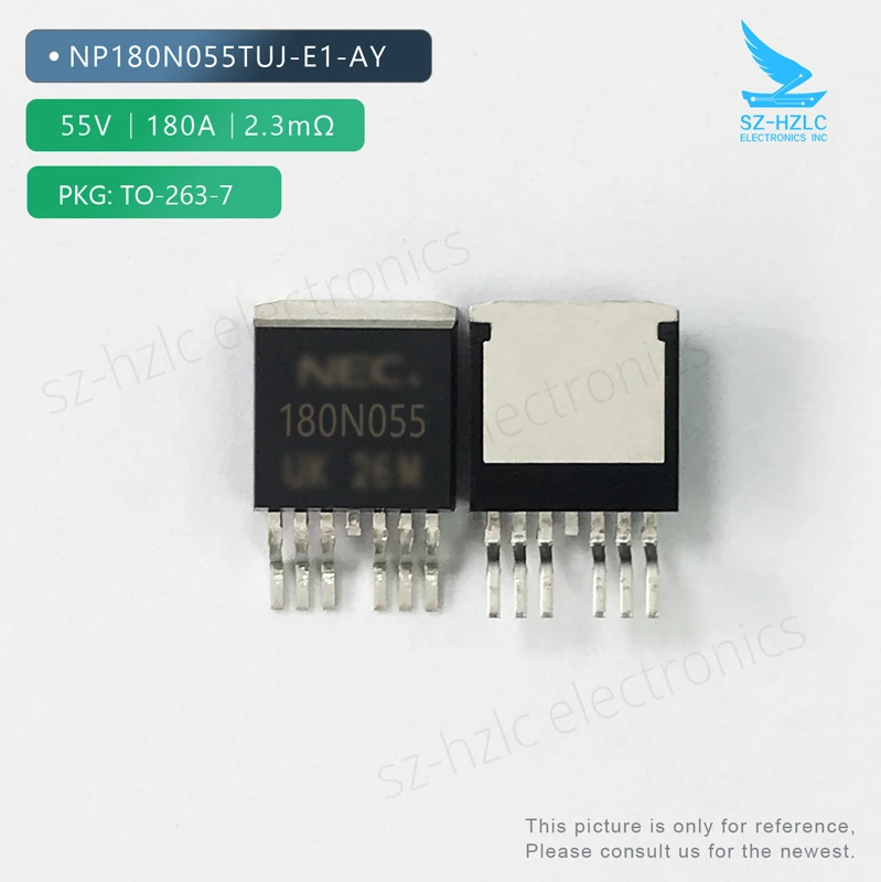 

NP180N055TUJ-E1-AY 55V 180A 2.3mΩ 180N055 Nmos TO-263-7