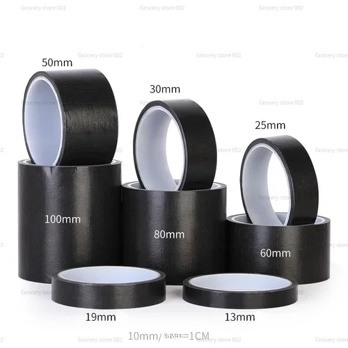 Imagen 2 del producto Cinta especial de alta temperatura, aislamiento de Tefln, PTFE, color negro, 0,3-14cm de ancho, resistente a la fricción, 300 ℃, múltiples opciones de ancho, Tie-9607