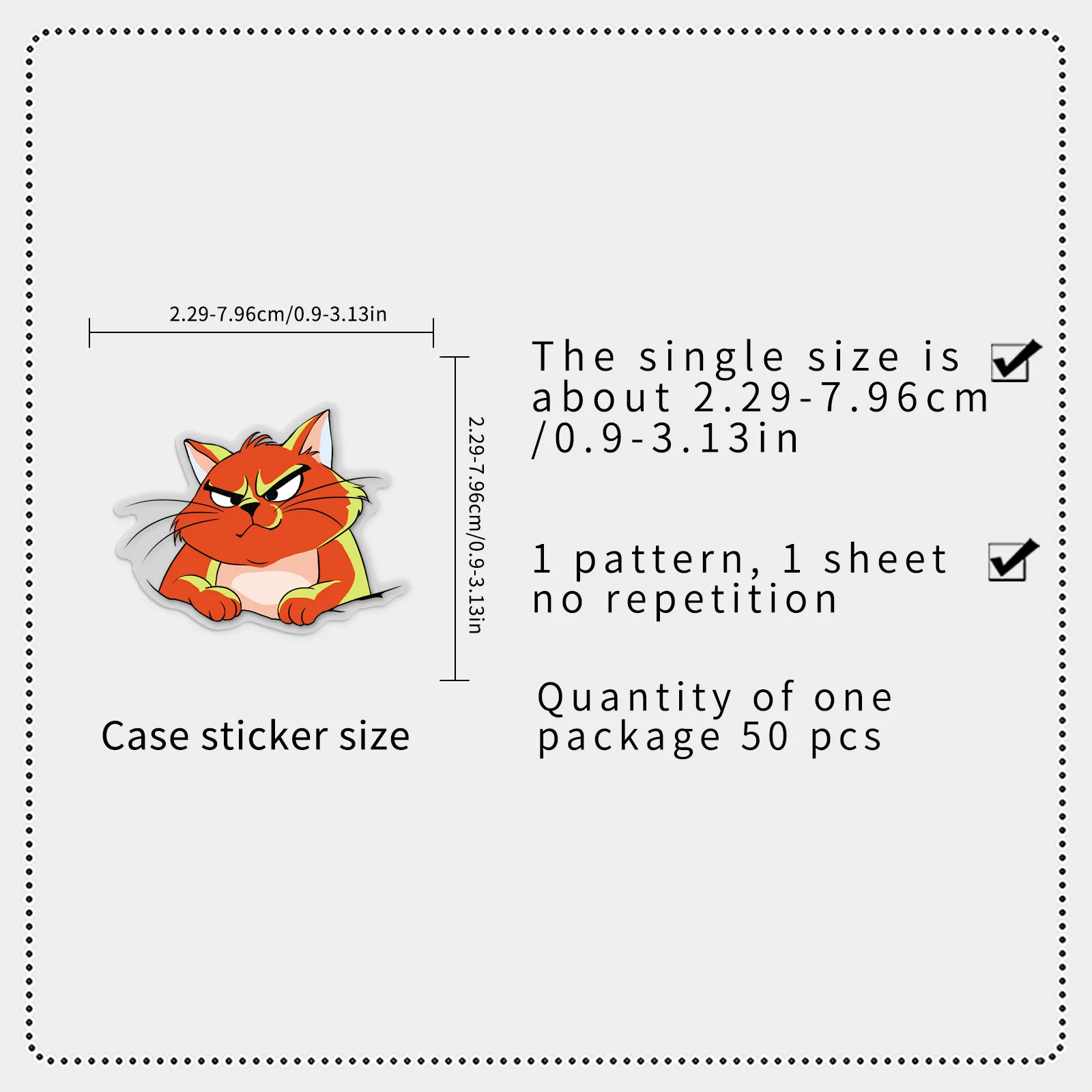 50/100 pçs transparente pet engraçado gato adesivo bonito gatinho dos desenhos animados decoração à prova dwaterproof água diy portátil papelaria adesivo