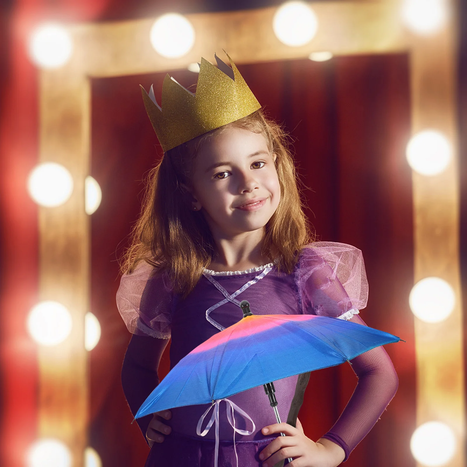 

Close up Magician Prop Gimmick Tool Gadget Conjuring Performance Funny Umbrella Lightweight