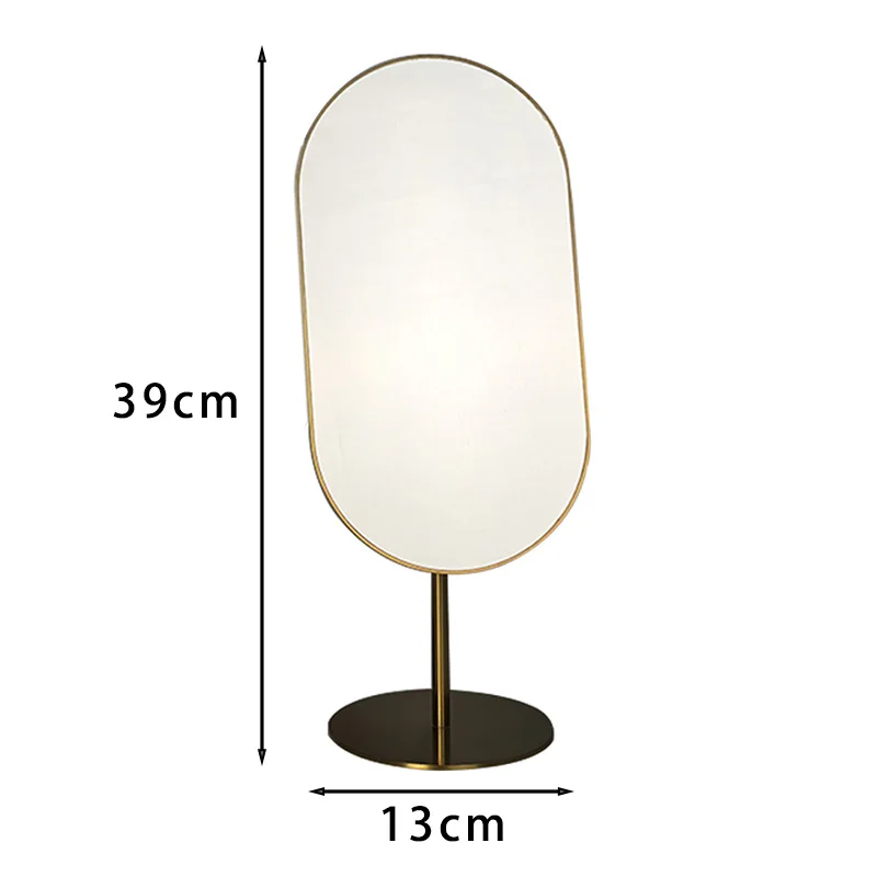 High Definition Luxury Tabletop Jewelry Mirror Stainless Steel Stand Design for Jewelry Store Luxury Beauty Mirror Hot Sale image 3