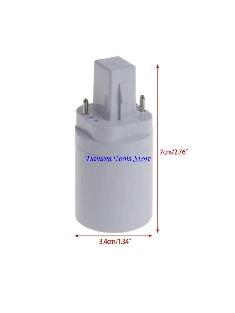 57BE G24 to E27 Socket Base Screw LED Lamp Halogen Light Bulb Adapter Converter