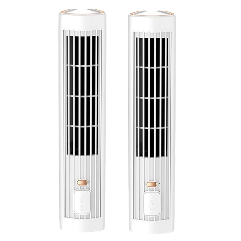 AAAC-Tower Fan USB Charging Portable Air Conditioner Electric Standing Fan Cordless Table Fan